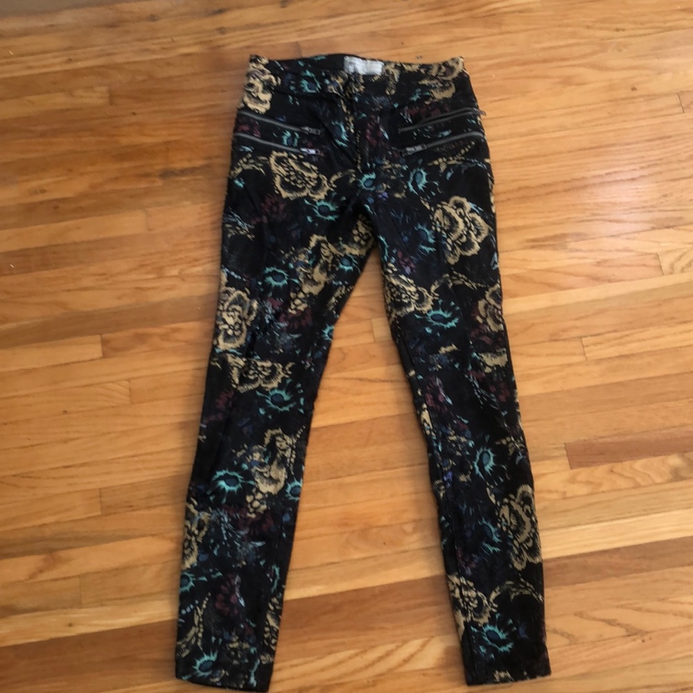 Free People velour skinny  Jeans